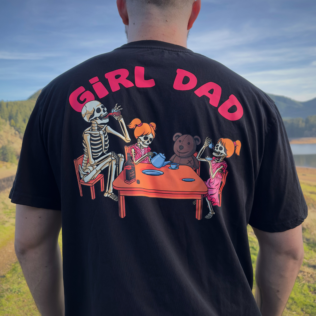 Girl Dad Shirt Being Worn