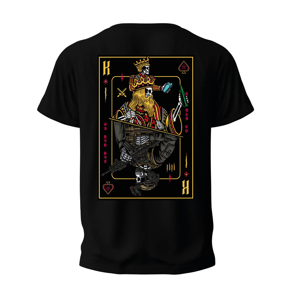 Duality of Dad Shirt in Black | Back Design