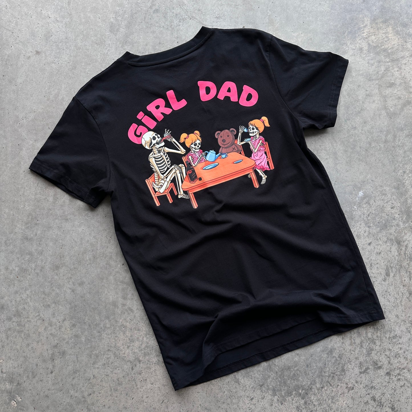 Girl Dad Shirt Laying Flat