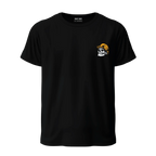 Blue Collar Dad Front With Skull Wearing Hard Hat On Left Chest